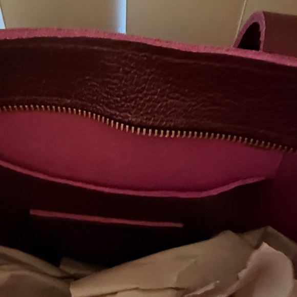 Portland Leather Goods - Full Size Cross Body zipper - ultraviolet - Picture 6 of 10